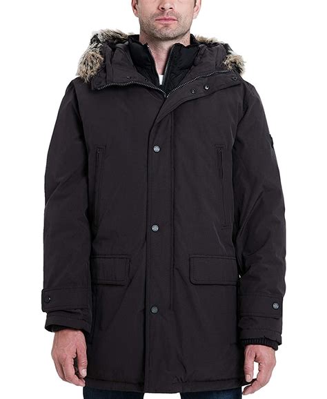 michael kors men's hooded bib snorkel parka